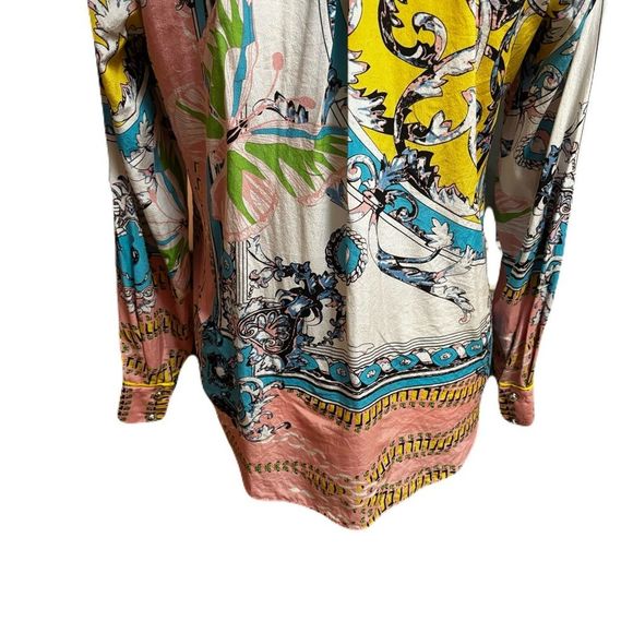 Hale Bob Multicolor Silk Blouse | Sz. S | EUC - Picture 7 of 13